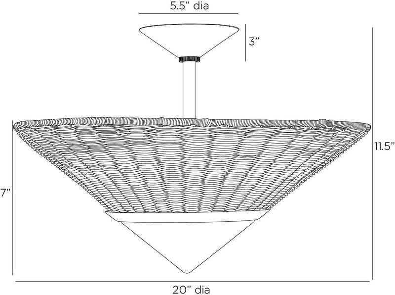 Calista Flush Mount