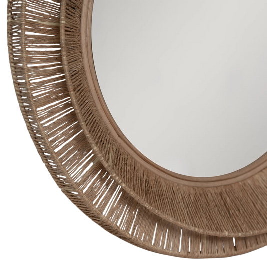 Collins Small Mirror in Natural