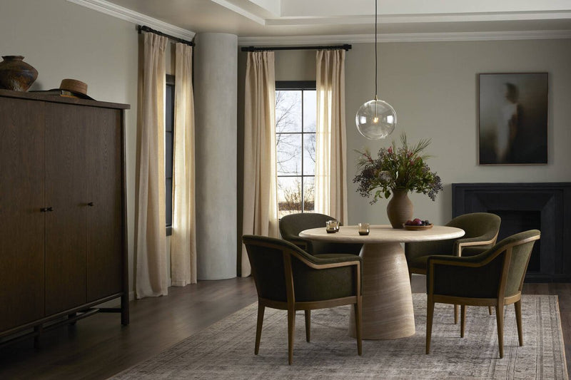 Renaud 3-Door Cabinet - Dark Toasted Oak