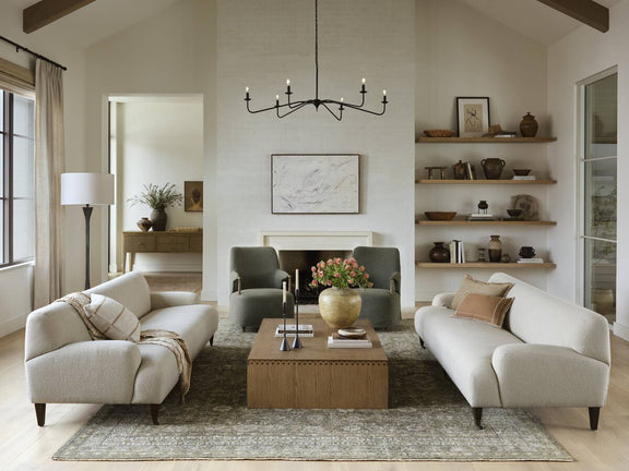 Edlyn Chandelier - Antiqued Iron