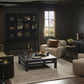 Oman Coffee Table - Rustic Black Veneer