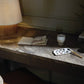 Lawson Desk - Warm Grey Marble