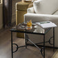 Babylon End Table - Tempered Glass