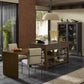 Alden Cabinet - Worn Black Oak Veneer