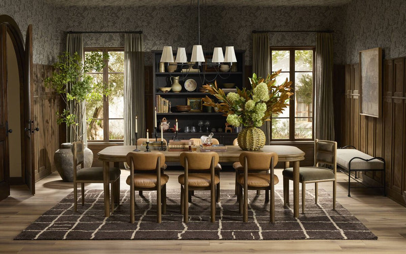 Florent Dining Table - Amber Oak Thin Veneer