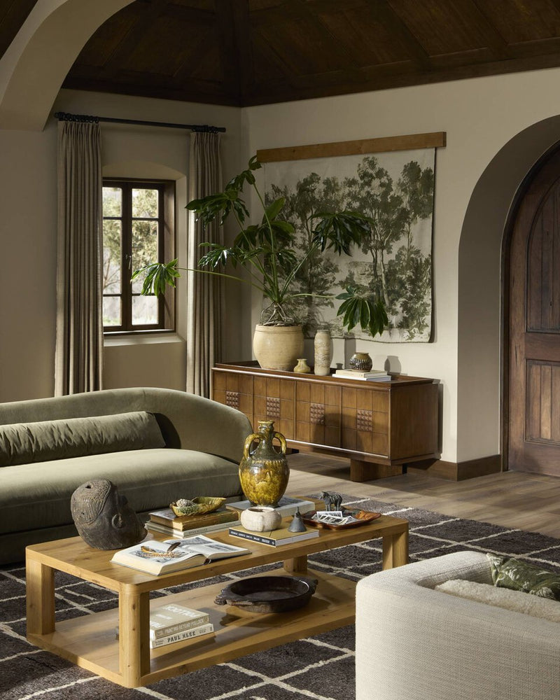 Novella Coffee Table - Natural Oak Veneer Thick Random