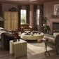 Brad End Table - Faux Travertine