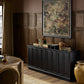 Arnaud Sideboard - Black Paper Cane