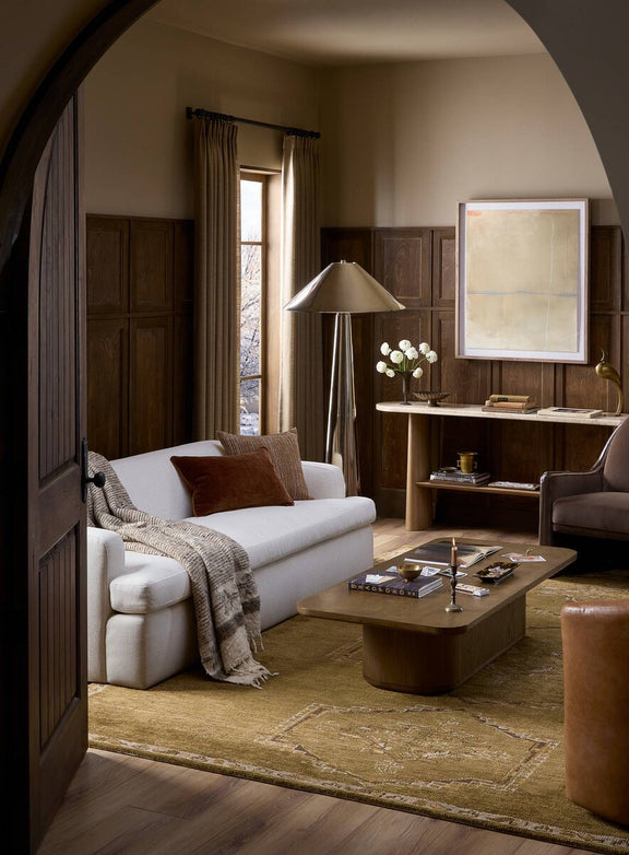 Romani Floor Lamp - Nickel