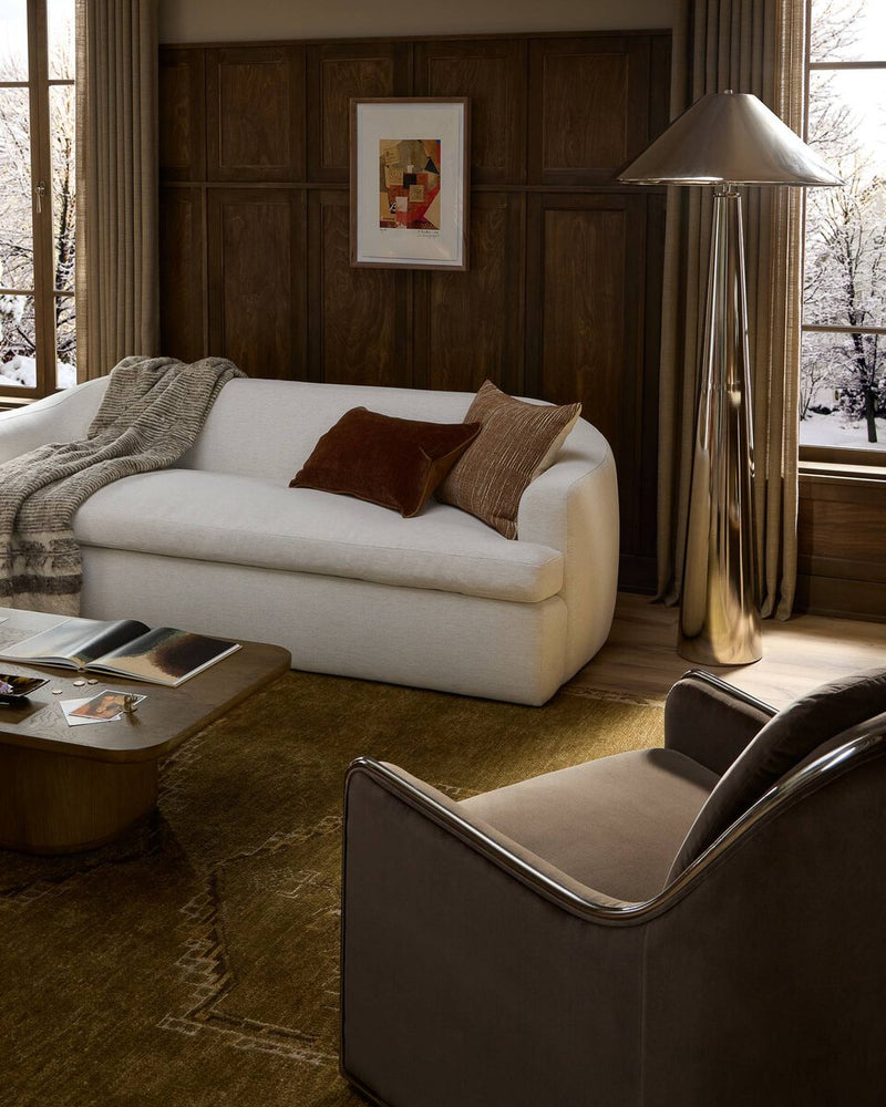 Romani Floor Lamp - Nickel