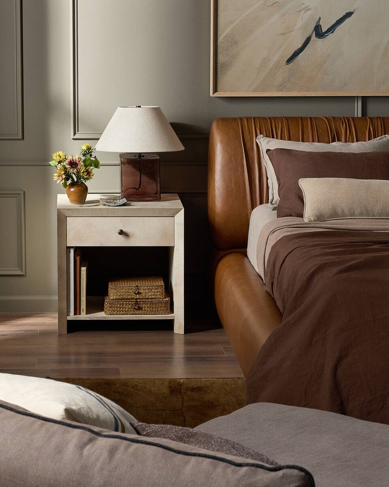 Dolly Nightstand - Light Natural Vellum