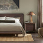 Nigel Bed - Rustic Brown Acacia