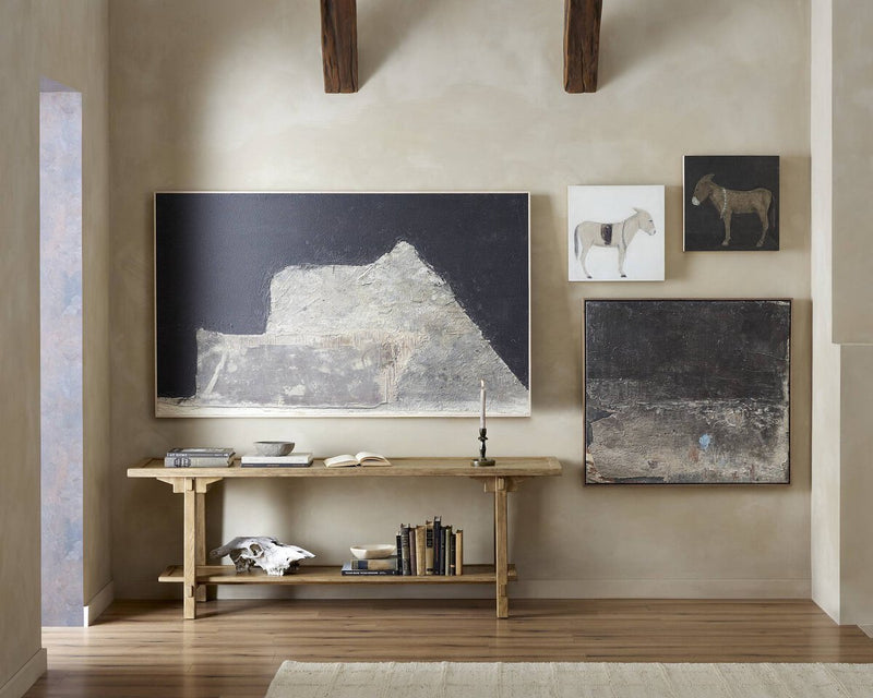 Deposition by Paul Meyer - Rustic Walnut Floater