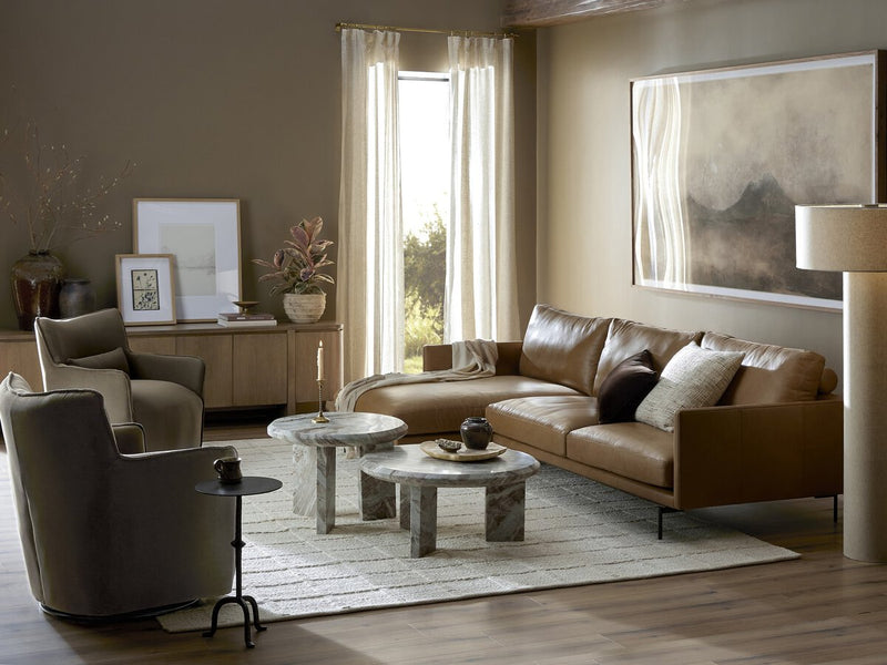 Hensley Floor Lamp - Antique Brass Iron