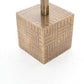 Sirius Adjustable Accent Table - White Marble