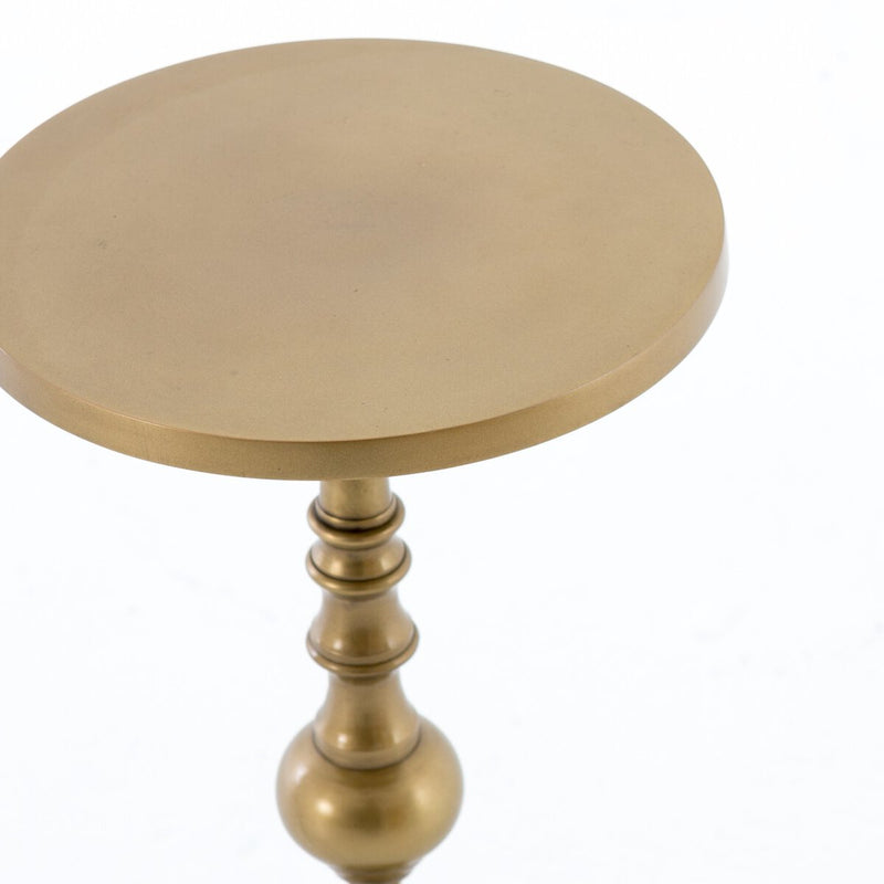 Calhoun End Table - Antique Brass Aluminum