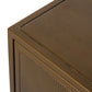 Sunburst Cabinet Nightstand - Aged Brass Pc