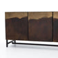 Stormy Media Console - Aged Brown