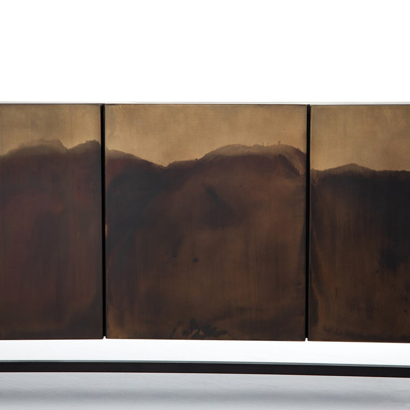 Stormy Media Console - Aged Brown