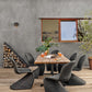 Nero Firewood Storage - Coated Gunmetal