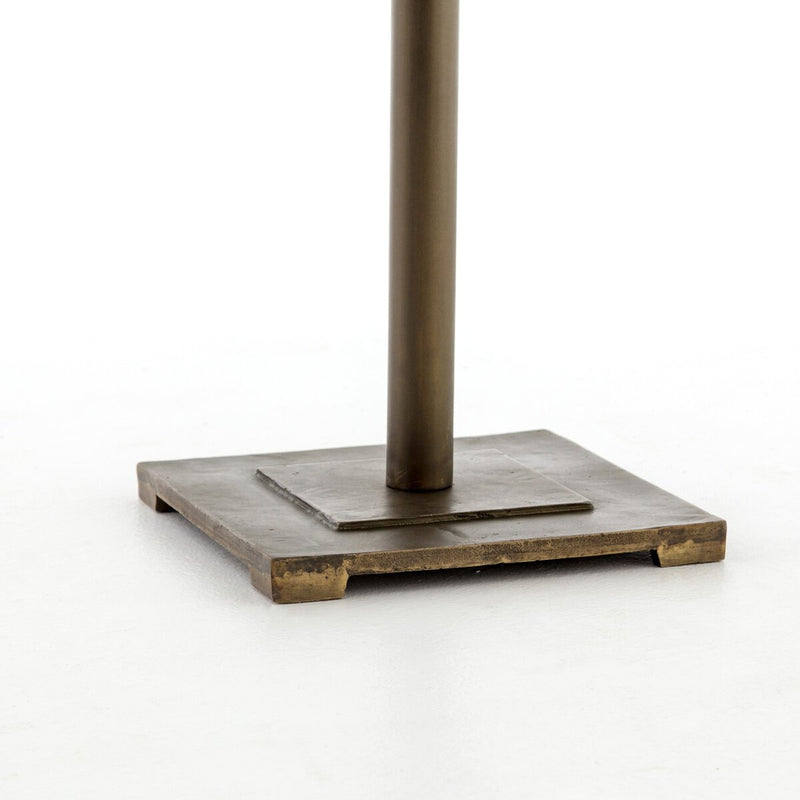 Fannin Bar + Counter Table - Acid Etched Aged Brass