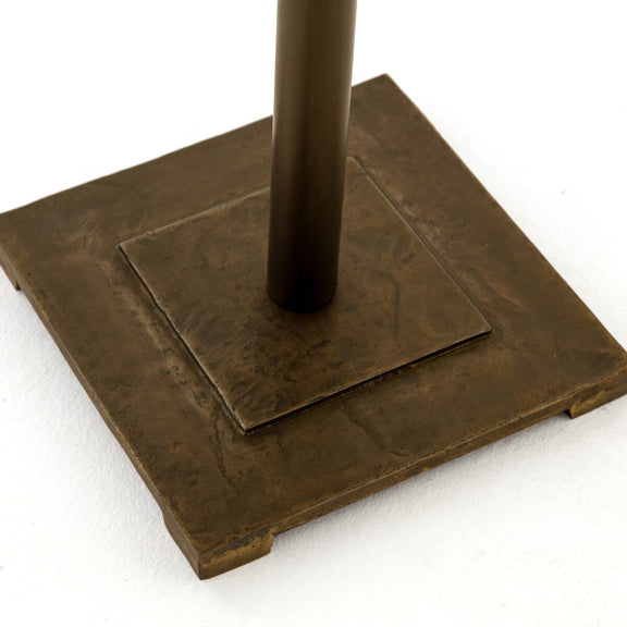 Fannin Bar + Counter Table - Acid Etched Aged Brass