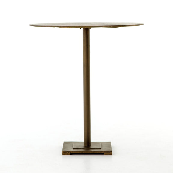 Fannin Bar + Counter Table - Acid Etched Aged Brass