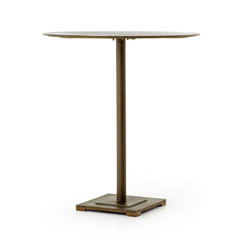 Fannin Bar + Counter Table - Acid Etched Aged Brass