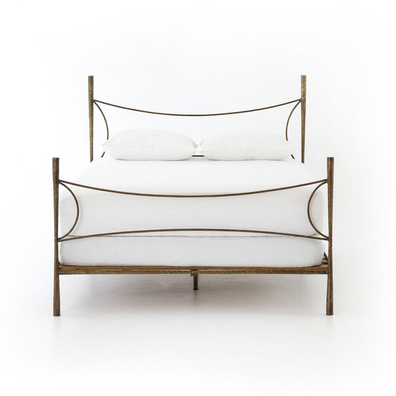 Westwood Bed - Antique Brass