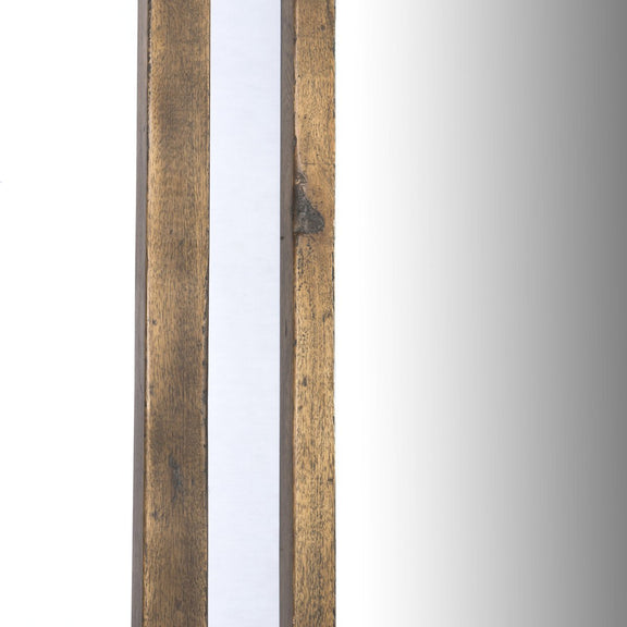 Belmundo Floor Mirror - Antique Brass