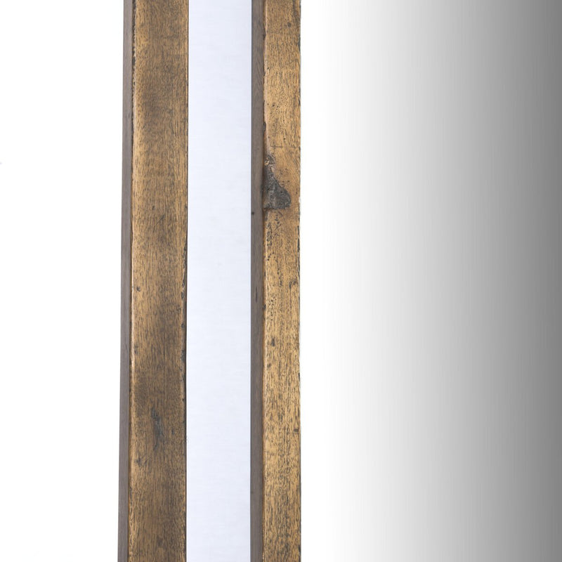 Belmundo Floor Mirror - Antique Brass
