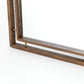 Belmundo Floor Mirror - Antique Brass