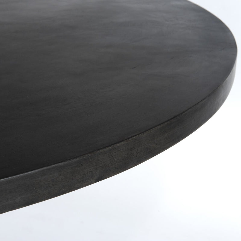 Kesling Round Dining Table - Coal Mango