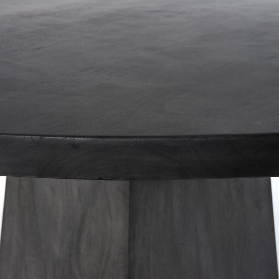 Kesling Round Dining Table - Coal Mango
