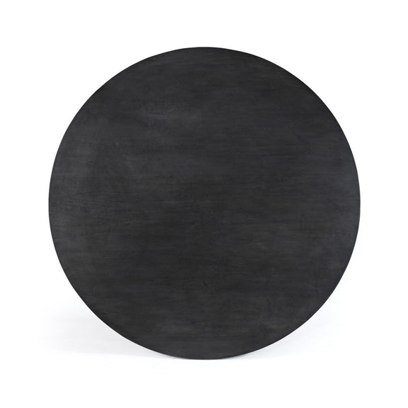 Kesling Round Dining Table - Coal Mango