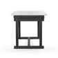 Cayson Kitchen Island - Polished White Marble