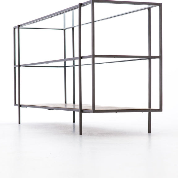 Byron Media Console - Dark Iron