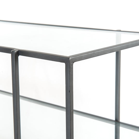 Byron Media Console - Dark Iron
