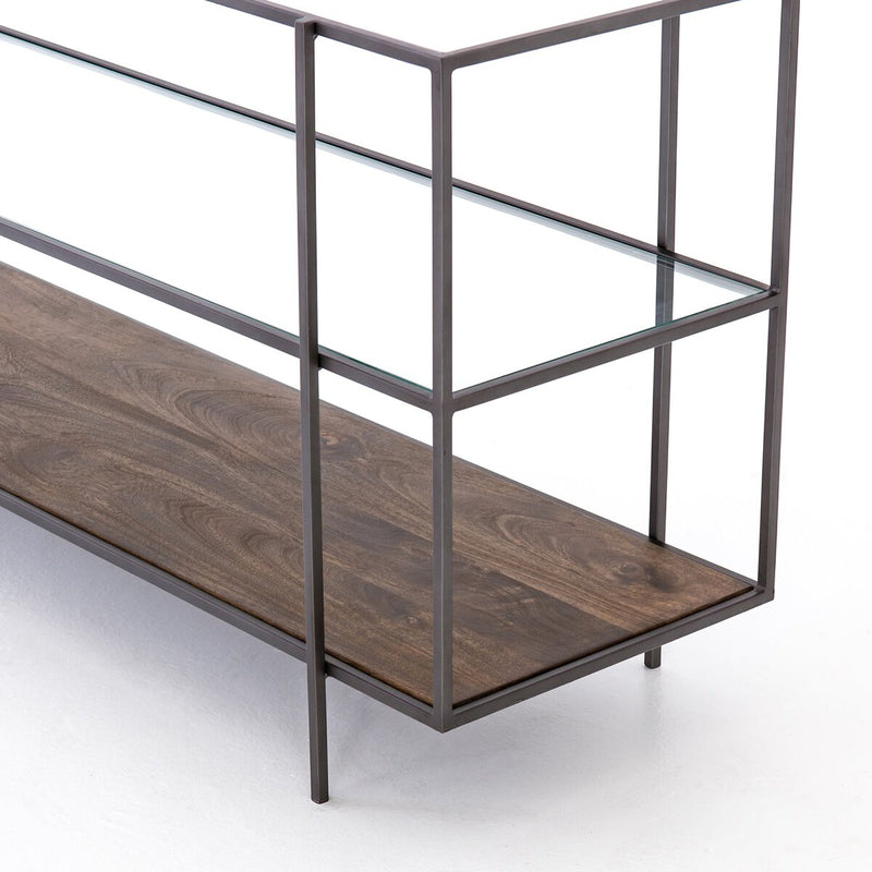Byron Media Console - Dark Iron