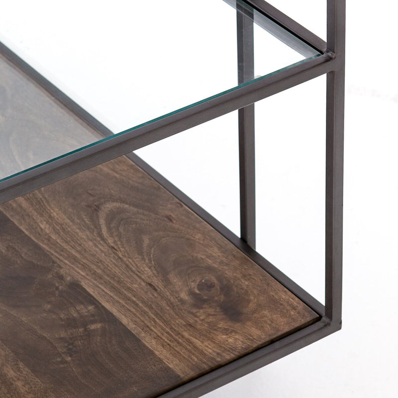 Byron Media Console - Dark Iron