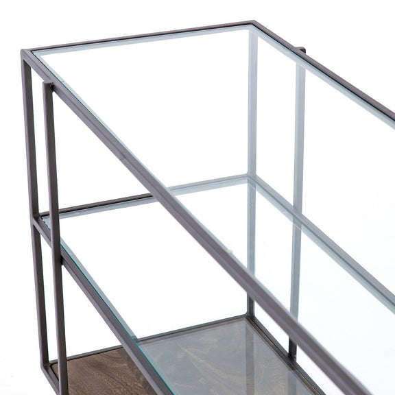 Byron Media Console - Dark Iron