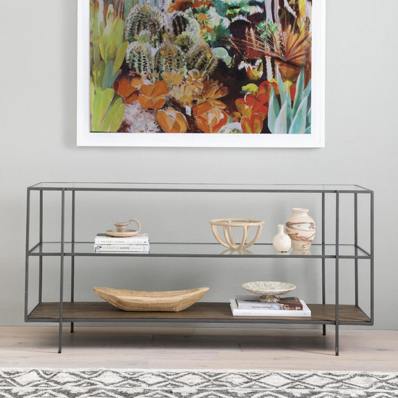 Byron Media Console - Dark Iron