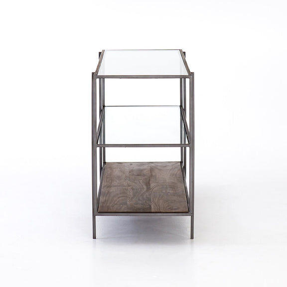 Byron Media Console - Dark Iron