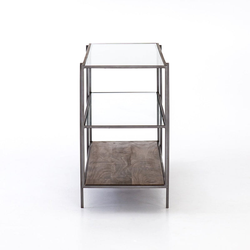 Byron Media Console - Dark Iron