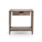 Valeria End Table - Aged Brown