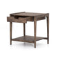 Valeria End Table - Aged Brown