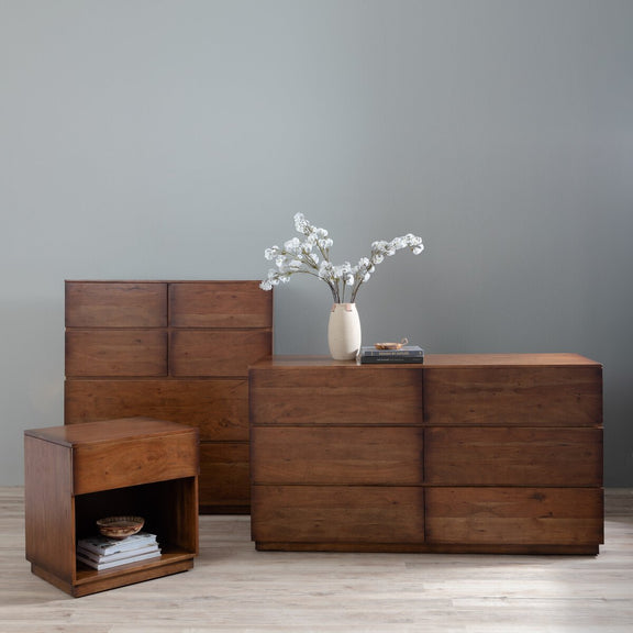 Duncan Nightstand - Burnt Fruitwood