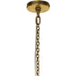 Adeline Large Round Chandelier - Iridescent Glass