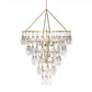 Adeline Large Round Chandelier - Iridescent Glass