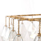Adeline Rectangular Chandelier - Iridescent Glass